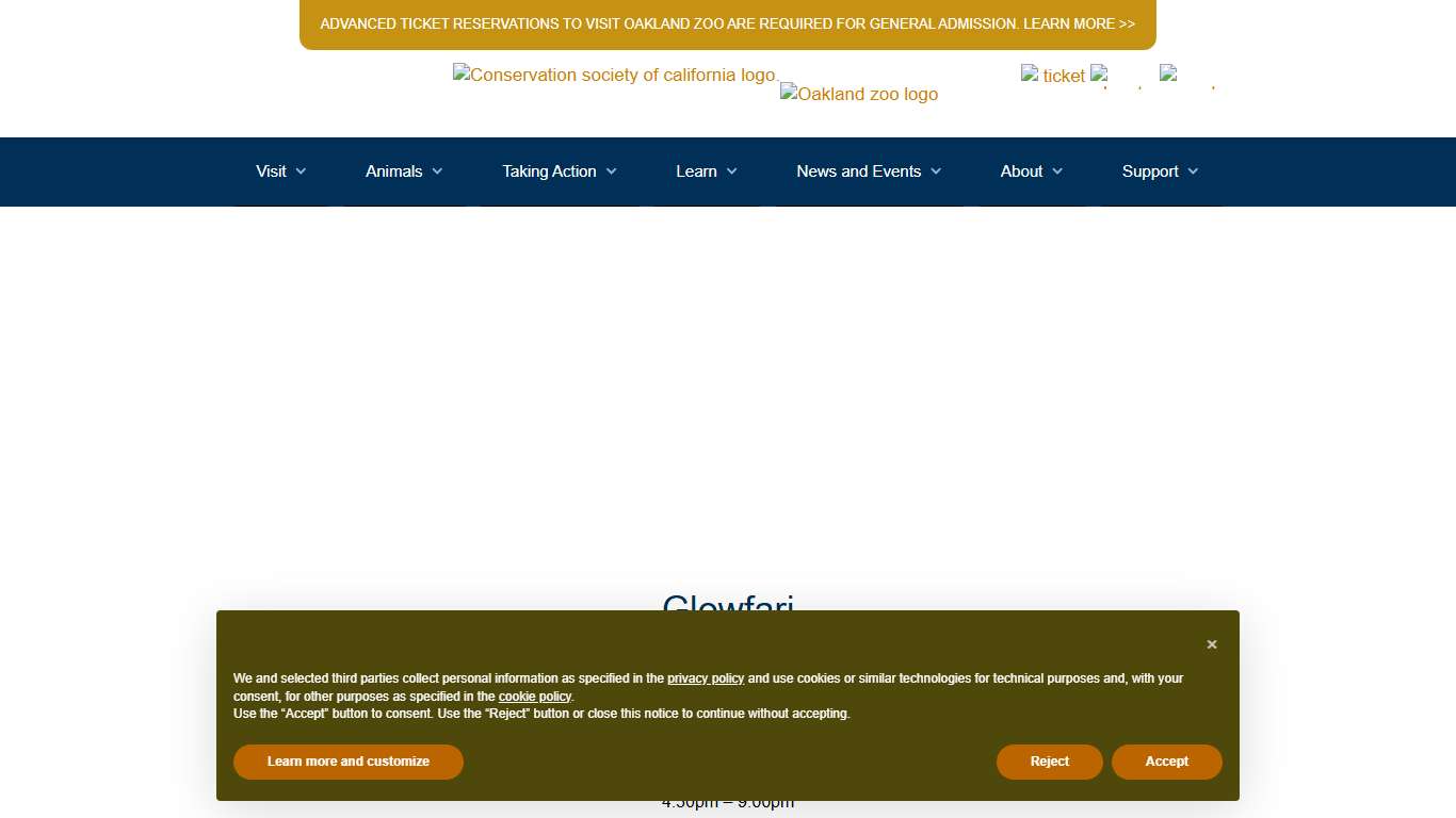 Glowfari Oakland Zoo